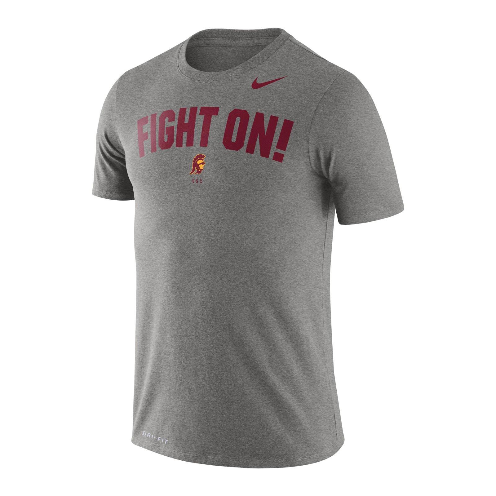 Fight On! Mens Dri-FIT Cotton Phrase SS Tee image01